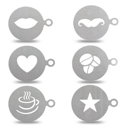 Coffee Art Decorating Templates